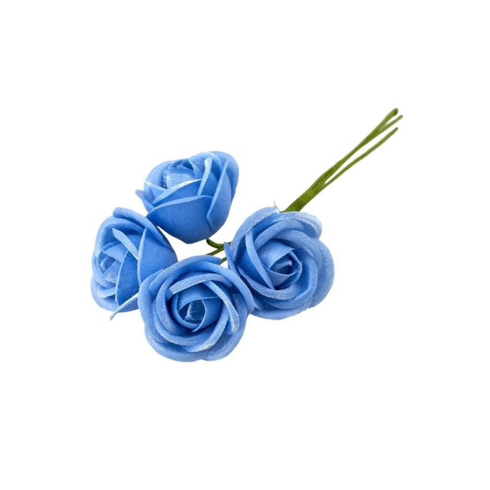 ROSA LAME PICCOLA CELESTE D3